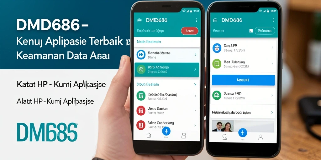 Tampilan antarmuka DMD686 yang modern dan user-friendly.