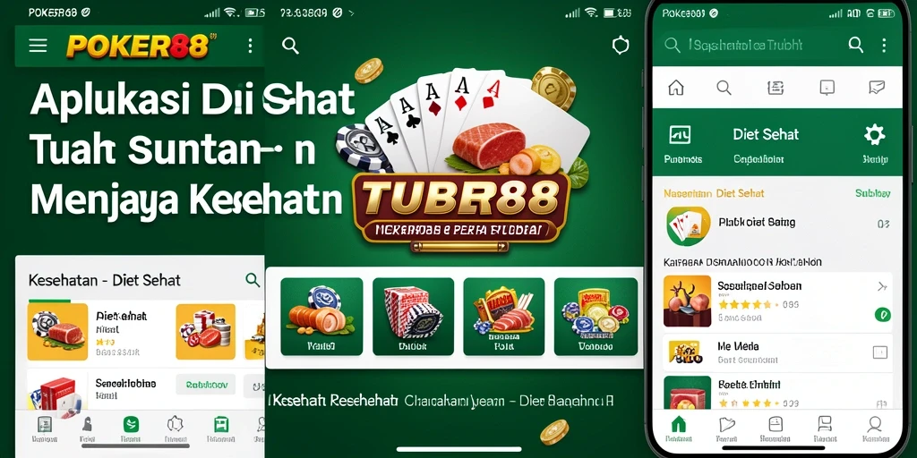 Antarmuka POKER88 yang ramah pengguna untuk diet sehat.